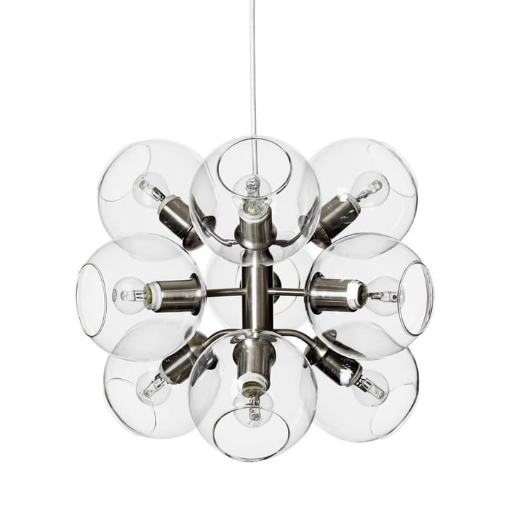 Candeeiro suspenso Tage - prateado-vidro transparente - CO Bankeryd