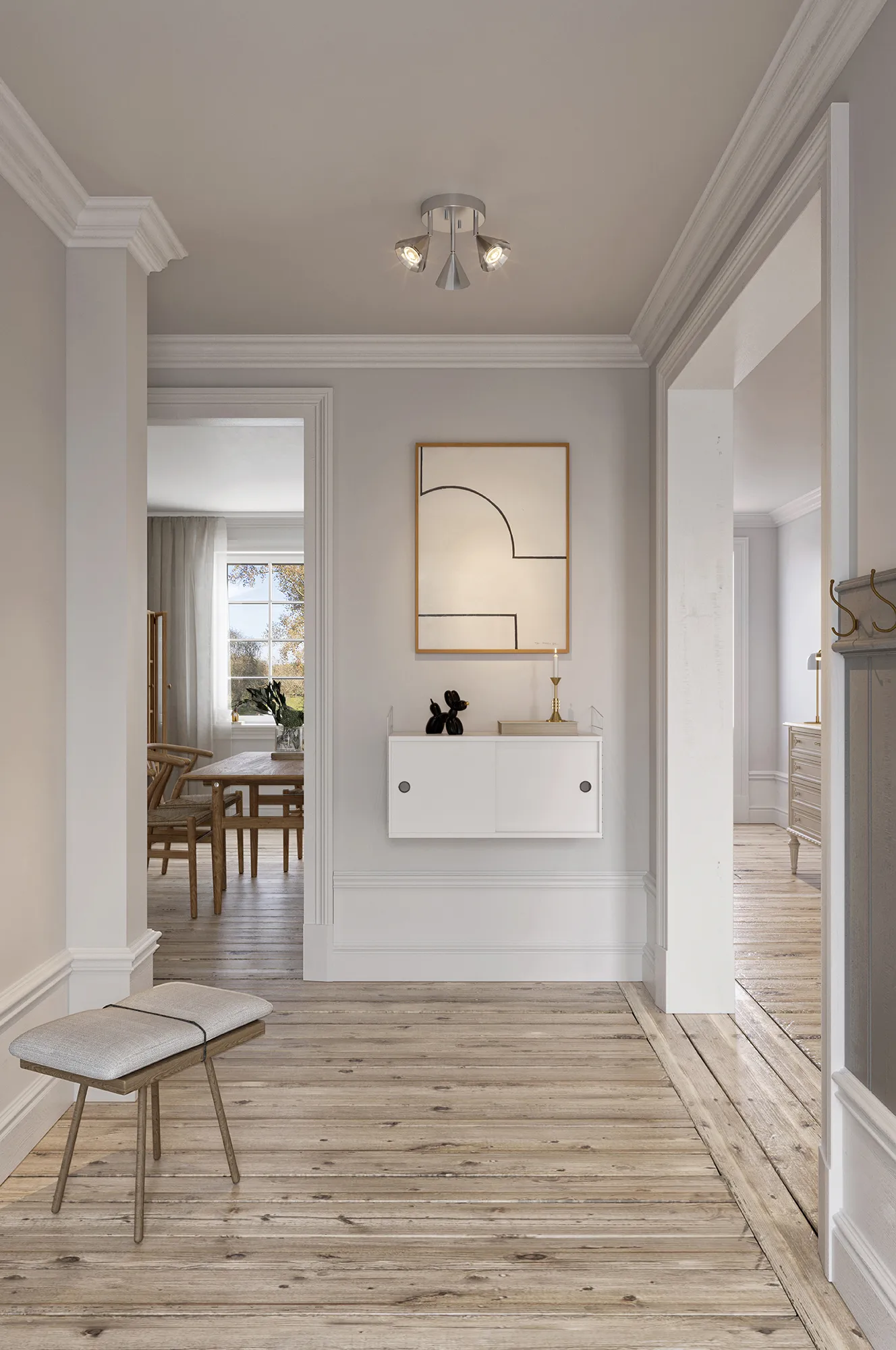 Rain 18 luminária de teto, Alumínio CO Bankeryd