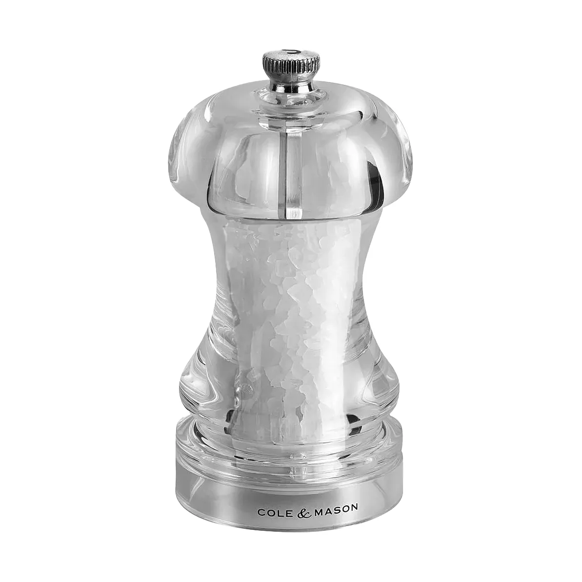 Moinho de sal Capstan 145 11,5 cm, Transparente Cole & Mason