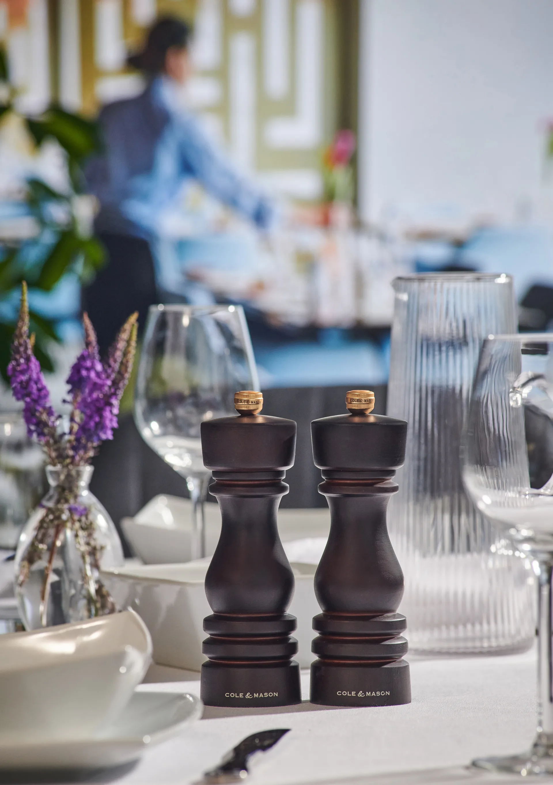 Moinhos de sal e pimenta London 18 cm, Chocolate Cole & Mason