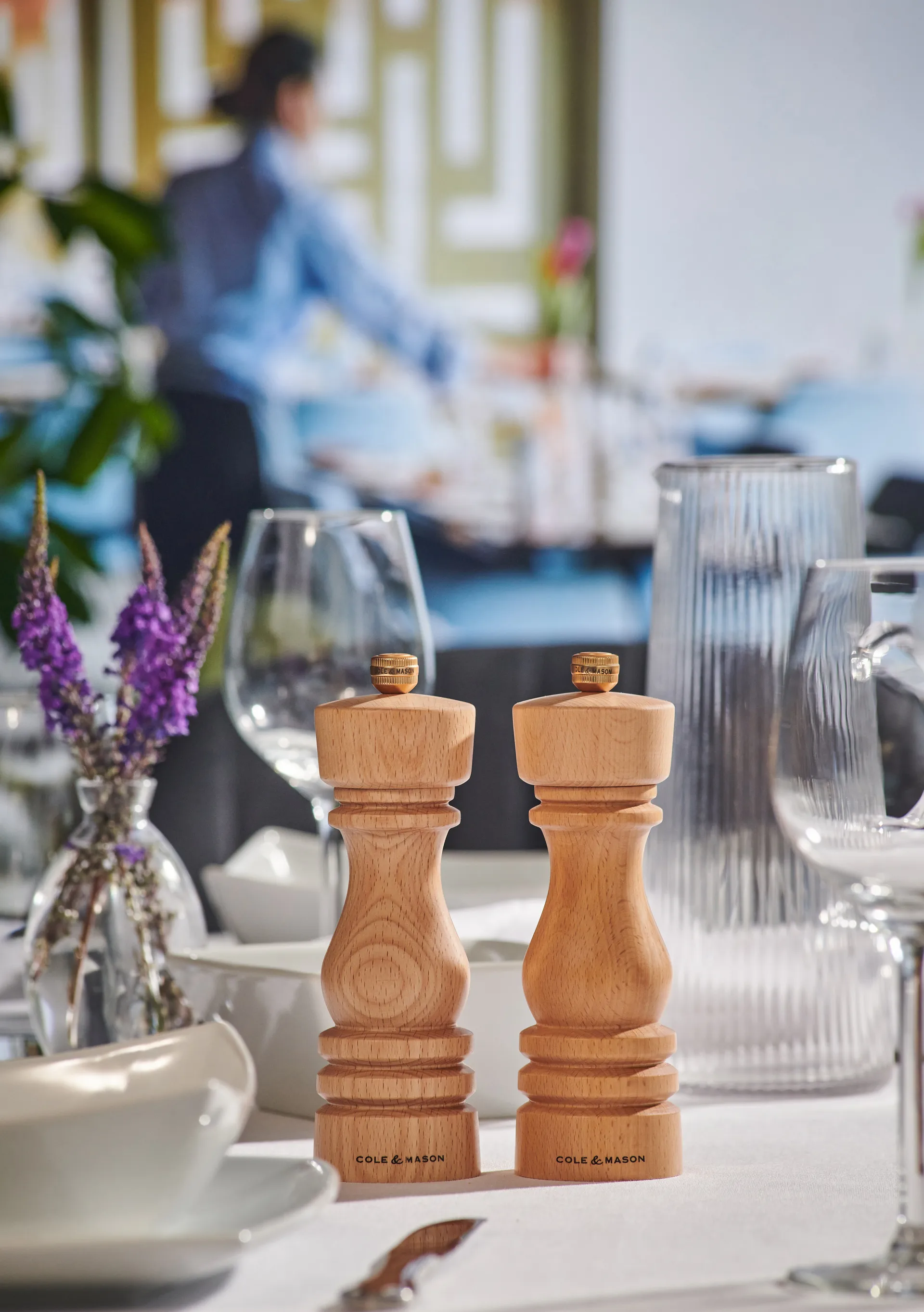 Moinhos de sal e pimenta London 18 cm, Nature Cole & Mason