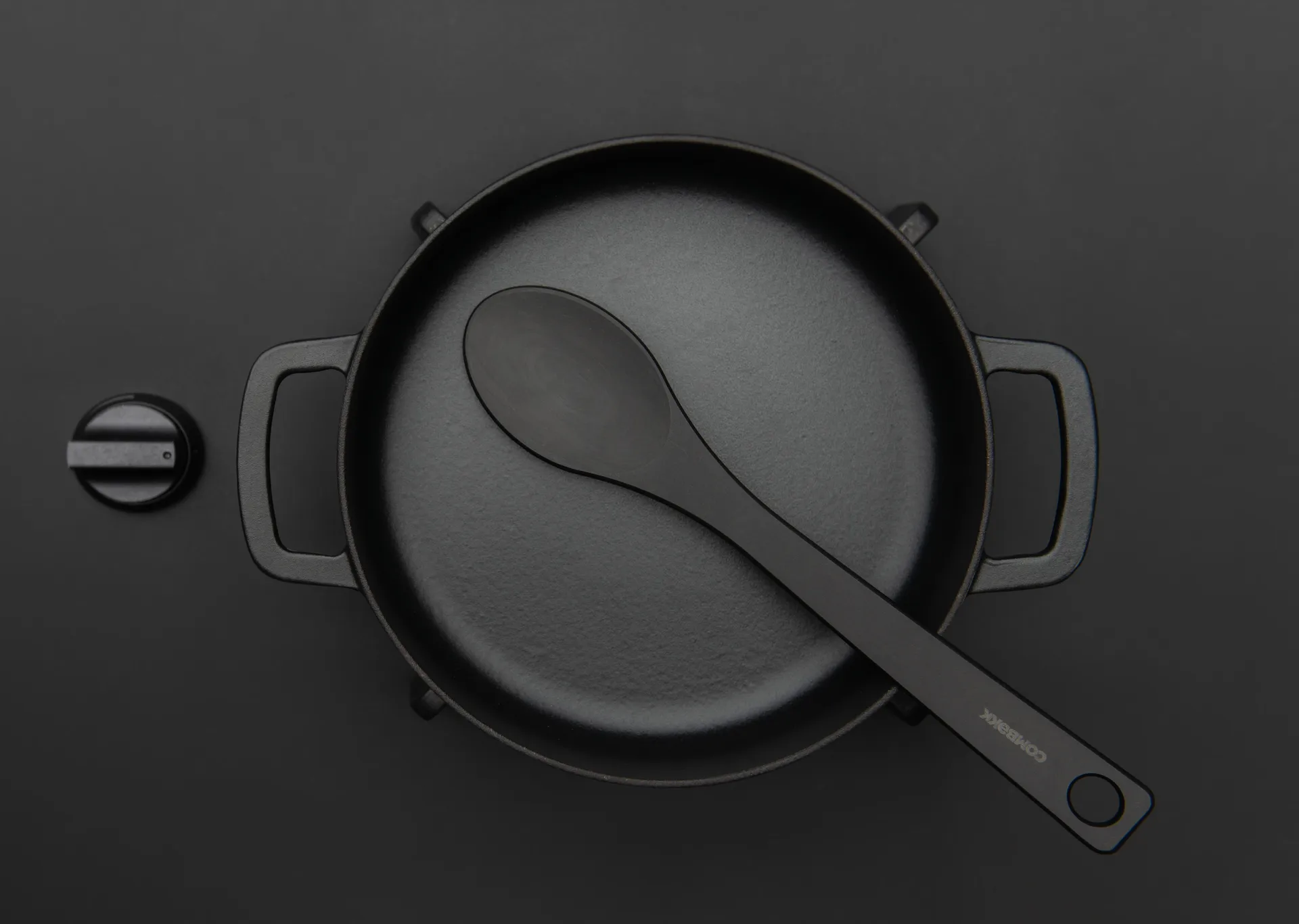 Combekk colher de sopa de fibra de madeira, Preto Combekk