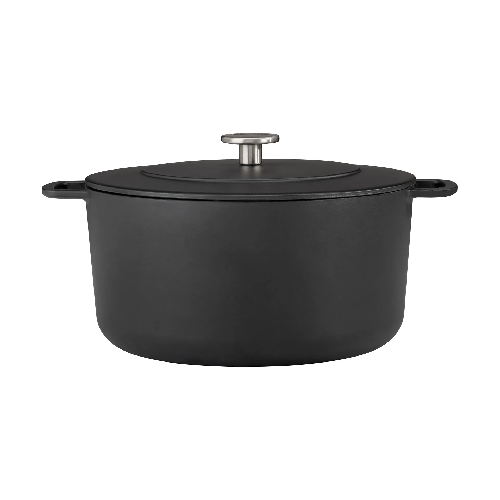 Combekk Enameled panela de ferro fundido com tampa Ø32 cm, Preto Combekk