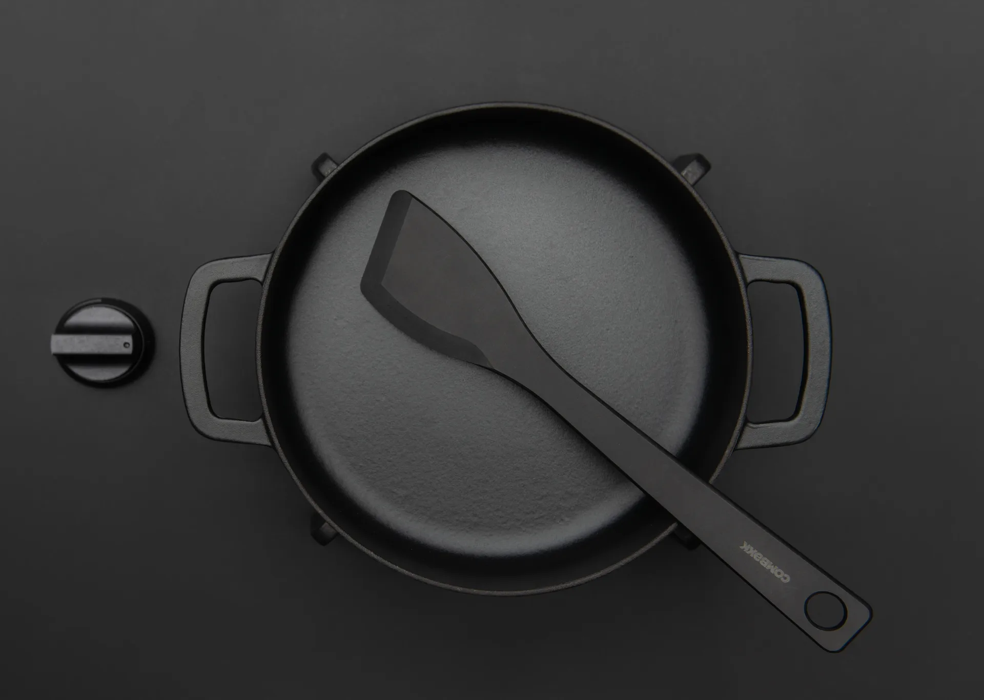 Combekk espátula de fibra de madeira, Preto Combekk