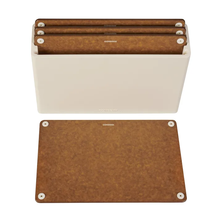 Combekk tábua de corte 4-pack - Sand-brown - Combekk