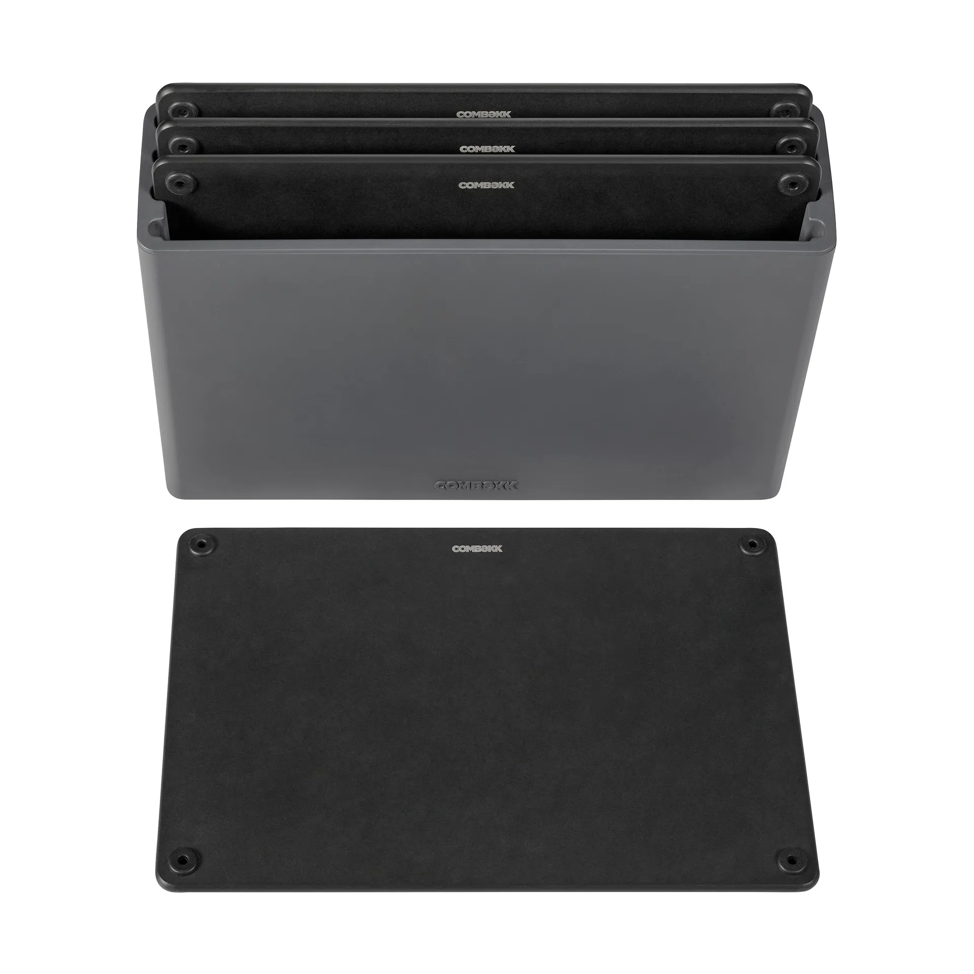 Combekk tábua de corte 5 peças, Preto-preto Combekk