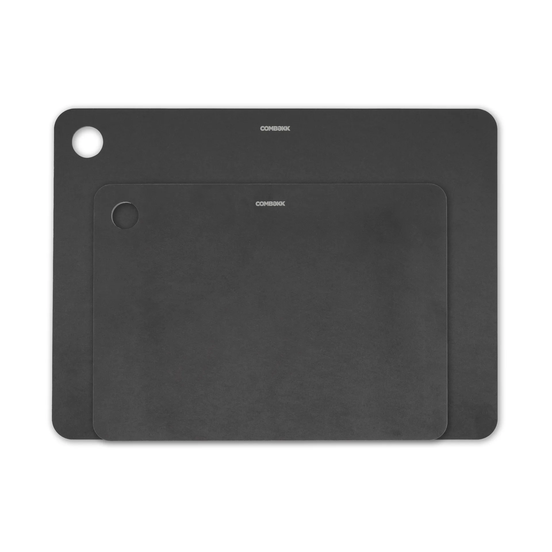 Combekk tábua de corte em madeira 2 peças, Preto Combekk