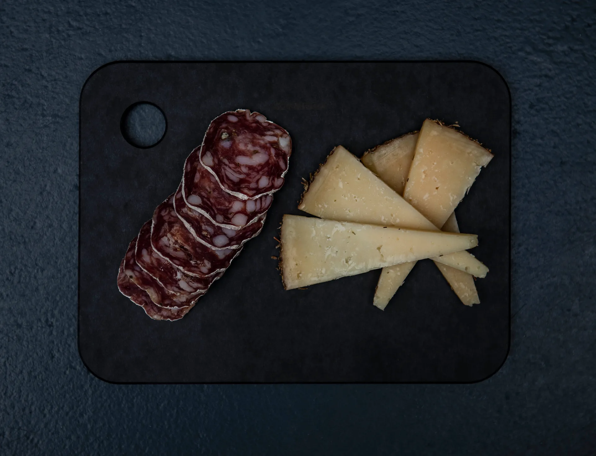 Combekk tábua de corte em madeira 2 peças, Preto Combekk