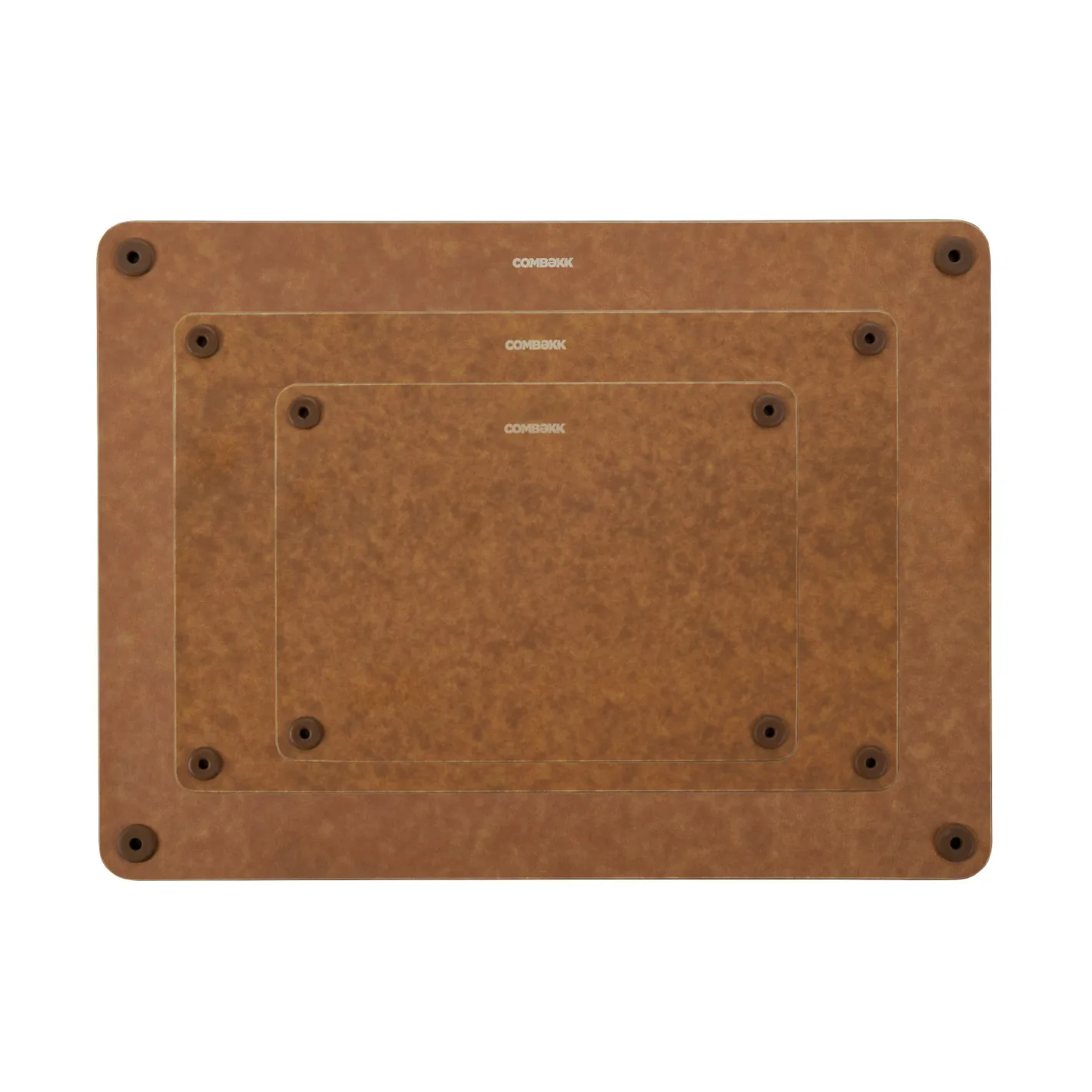 Combekk tábua de corte em madeira 3 peças, Castanho Combekk