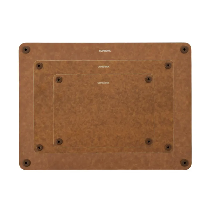 Combekk tábua de corte em madeira 3 peças - Castanho - Combekk