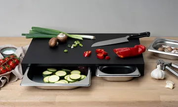 Duracore tábua de cortar 2 gavetas - 49,5x32,5 - Continenta