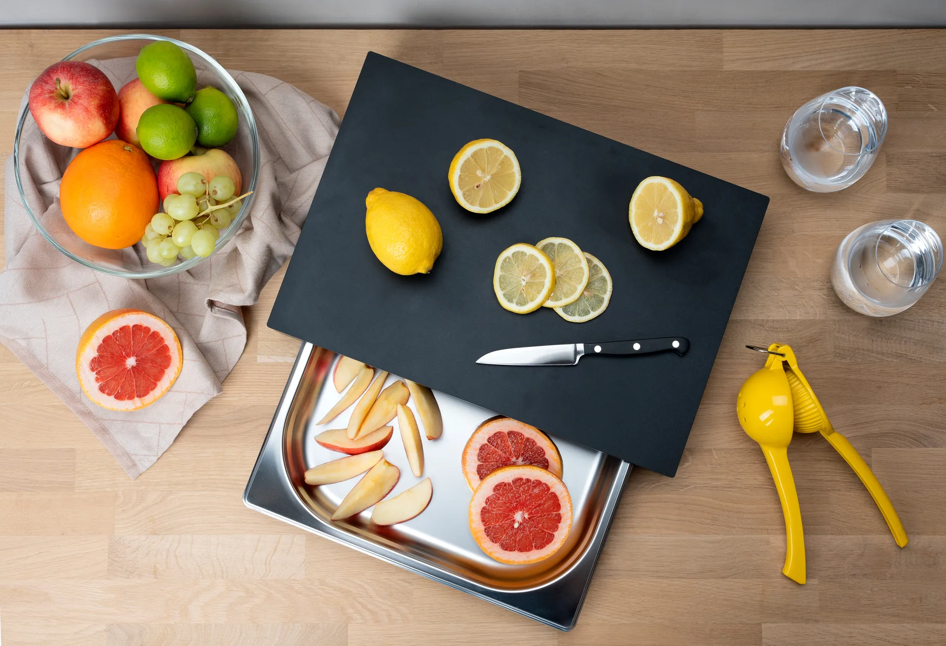 Duracore tábua de cortar com gaveta, 39x27 Continenta