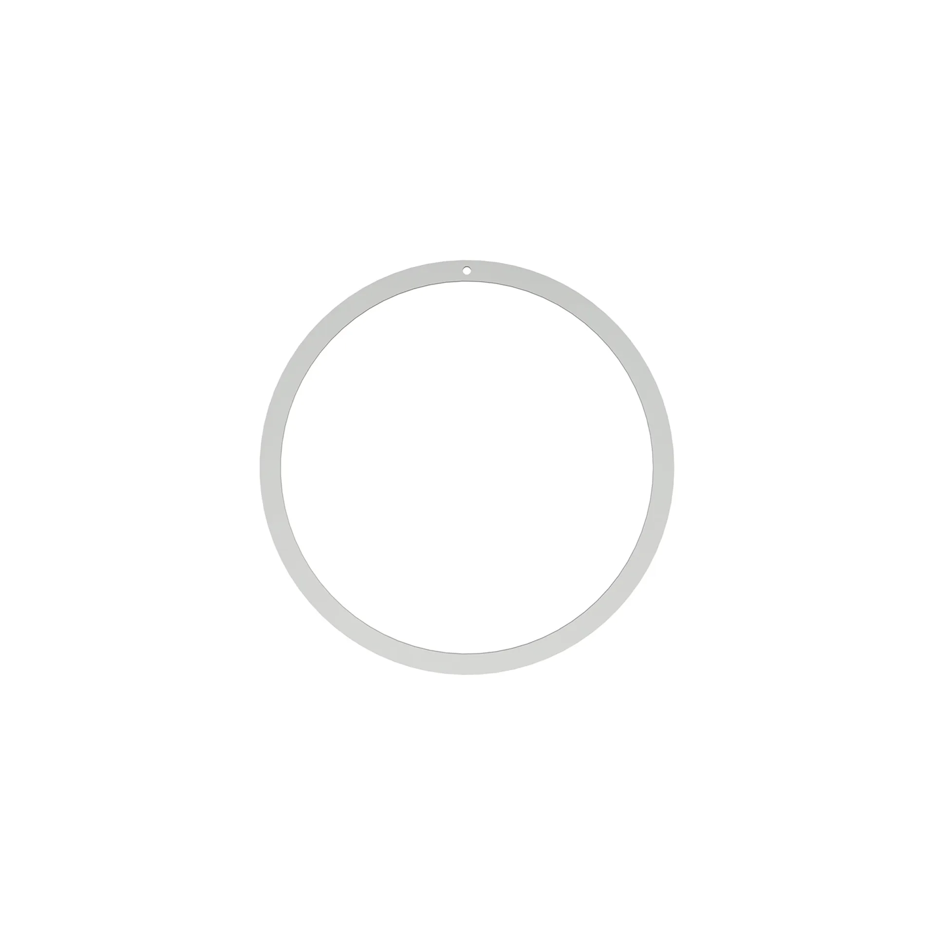 Aro de decoração Wreath 20 cm, Aço inoxidável Cooee Design