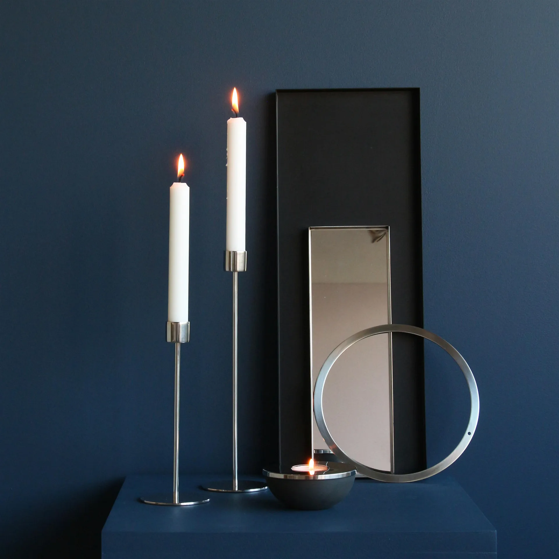 Aro de decoração Wreath 20 cm, Aço inoxidável Cooee Design