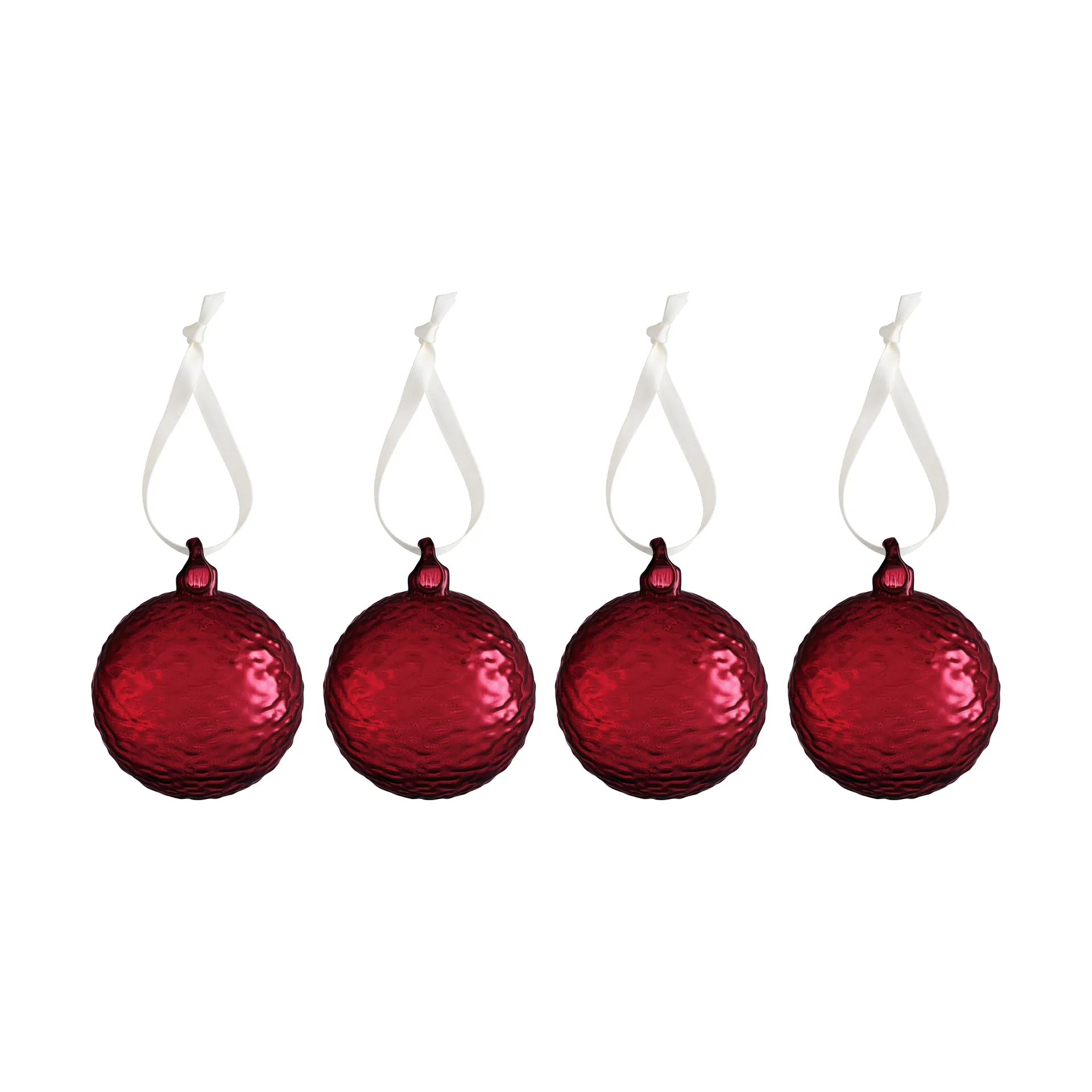 Bola de Natal Gry Marble Ø5 cm, Deep red Cooee Design