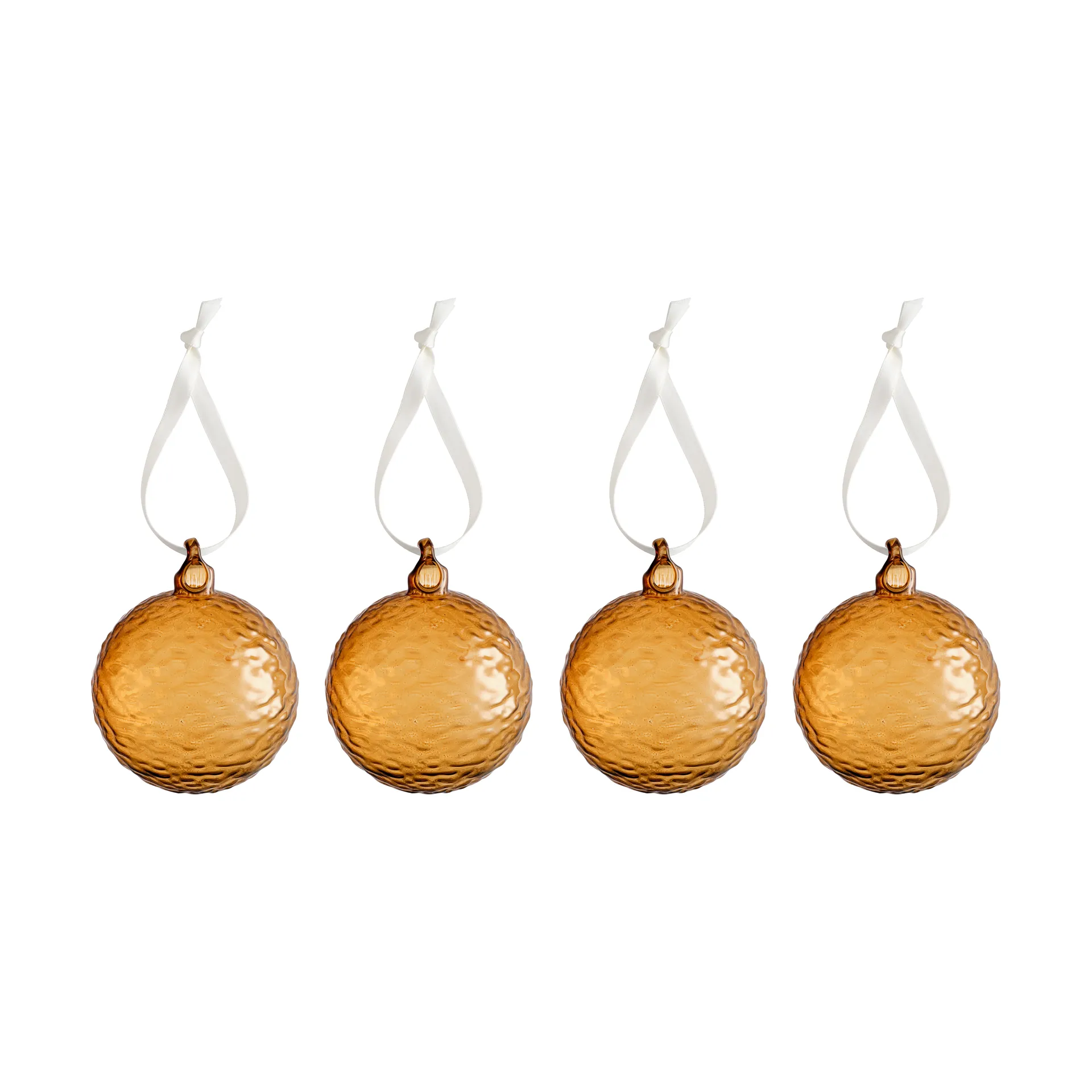 Bola de Natal Gry Marble Ø8 cm, Cognac Cooee Design