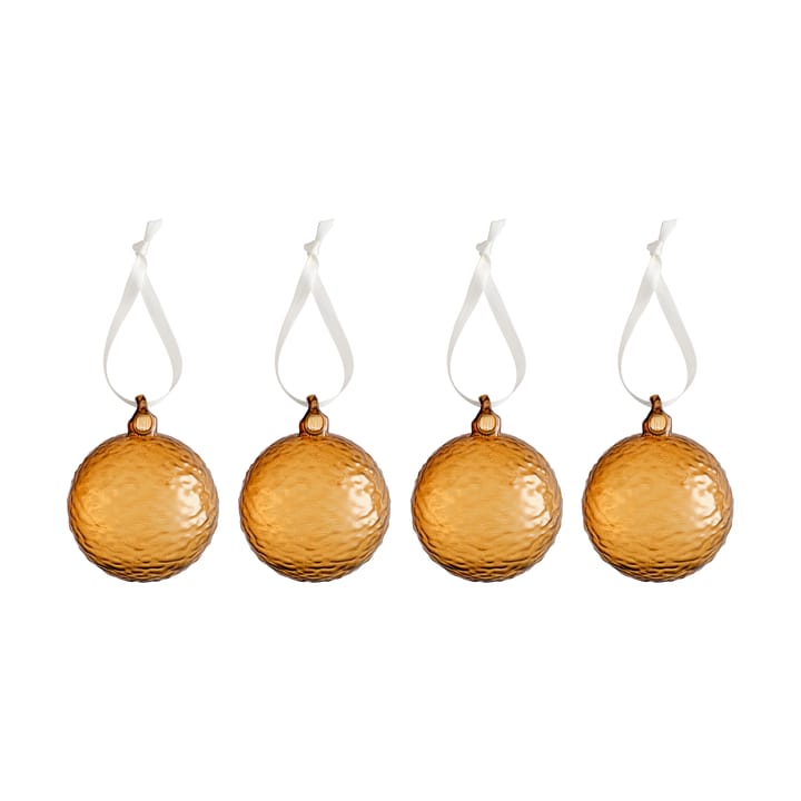 Bola de Natal Gry Marble Ø8 cm - Cognac - Cooee Design