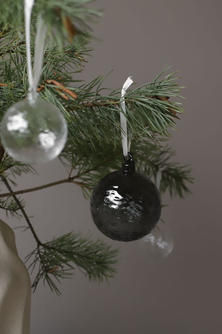 Bola de Natal Gry Marble Ø8 cm, Smoke Cooee Design
