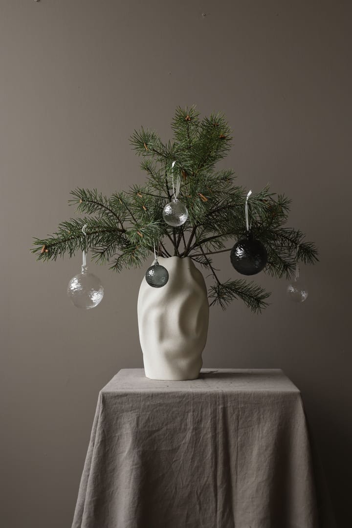 Bola de Natal Gry Marble Ø8 cm, Smoke Cooee Design