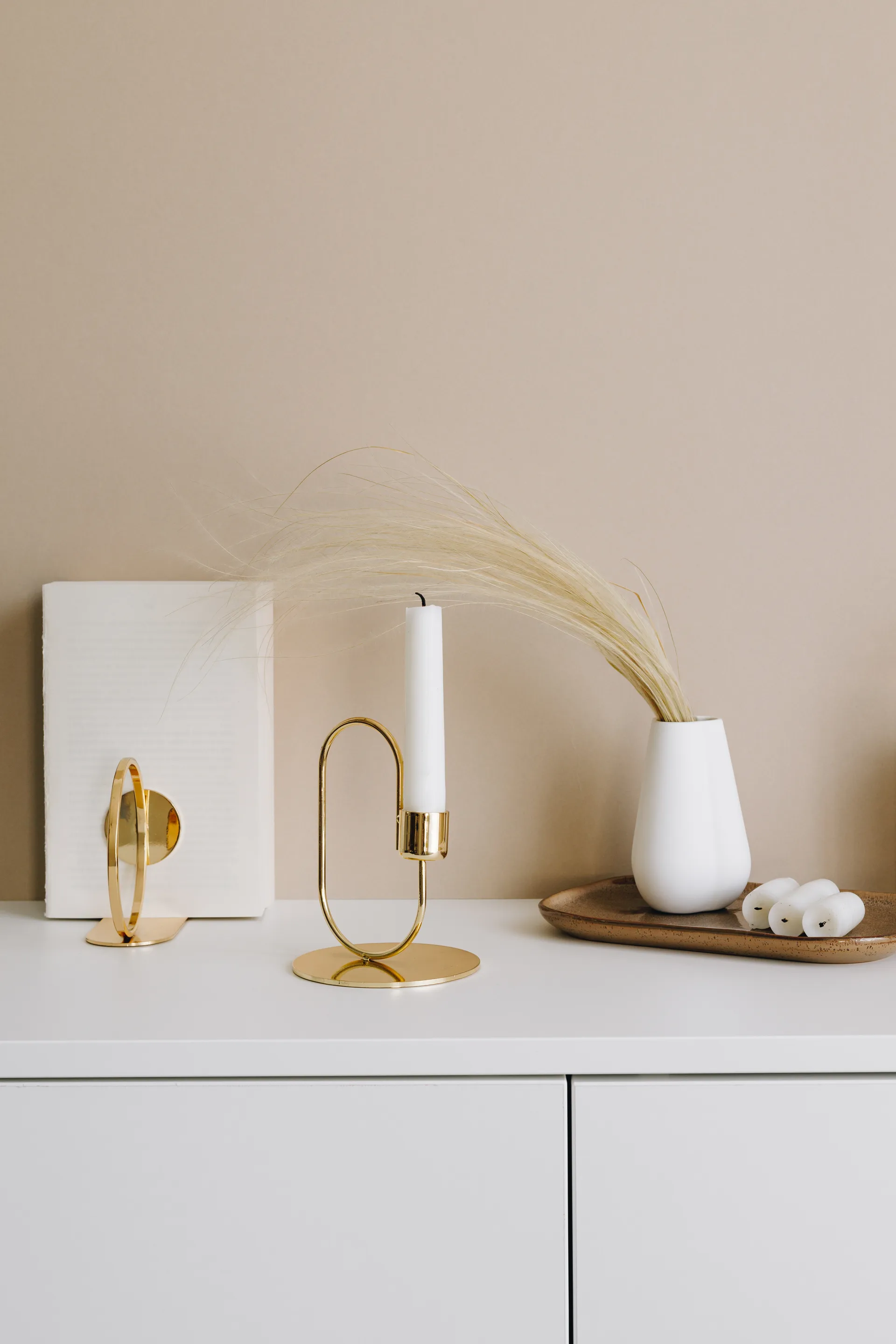 Book Ring suporte para livros 10 cm, latão Cooee Design