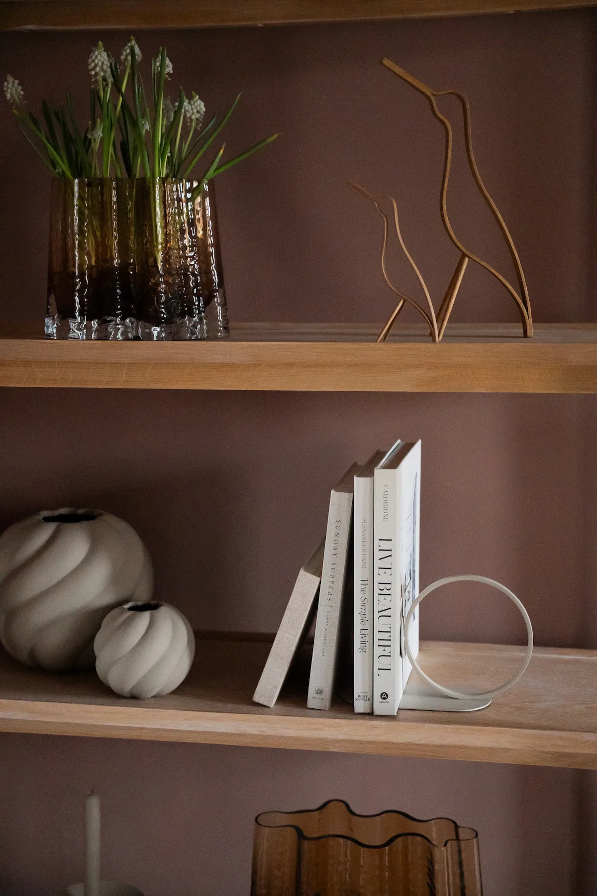 Book Ring suporte para livros 15 cm, Areia Cooee Design