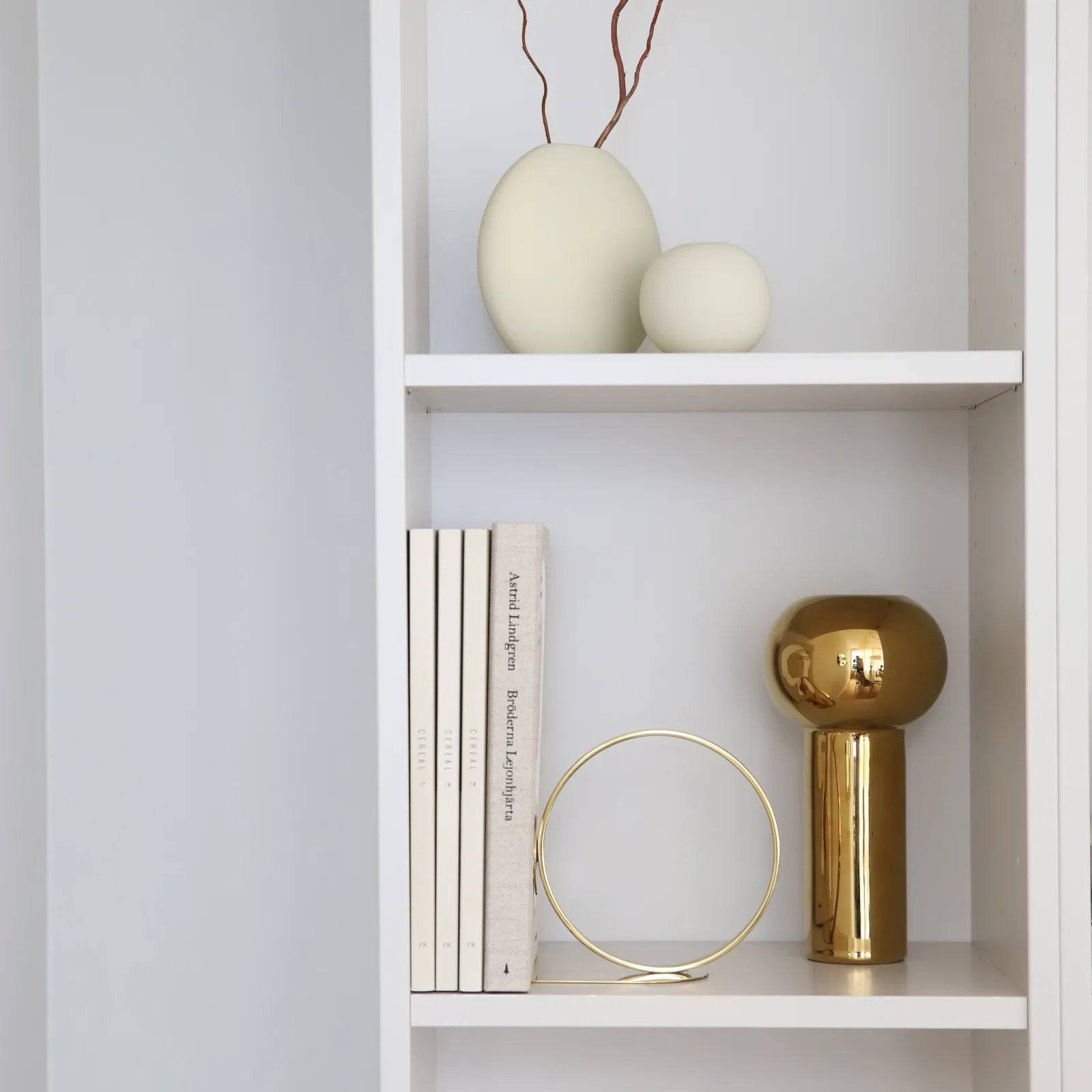 Book Ring suporte para livros 15 cm, latão Cooee Design