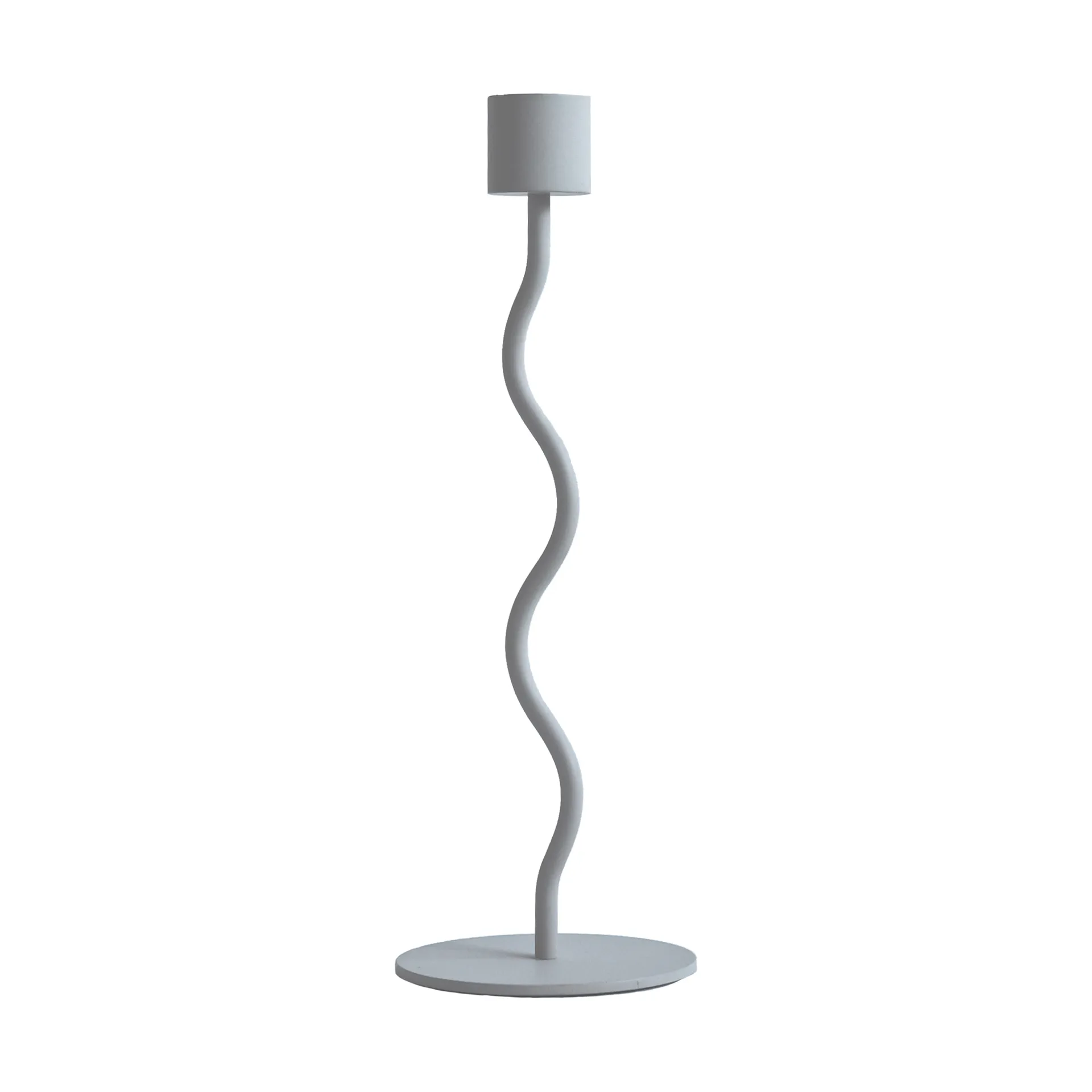 Castiçal Curved 23 cm, Pale blue Cooee Design