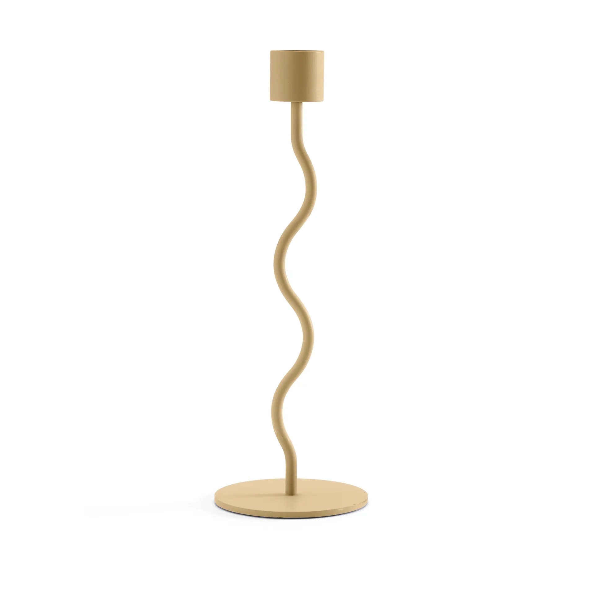 Castiçal Curved 23 cm, Peanut Cooee Design