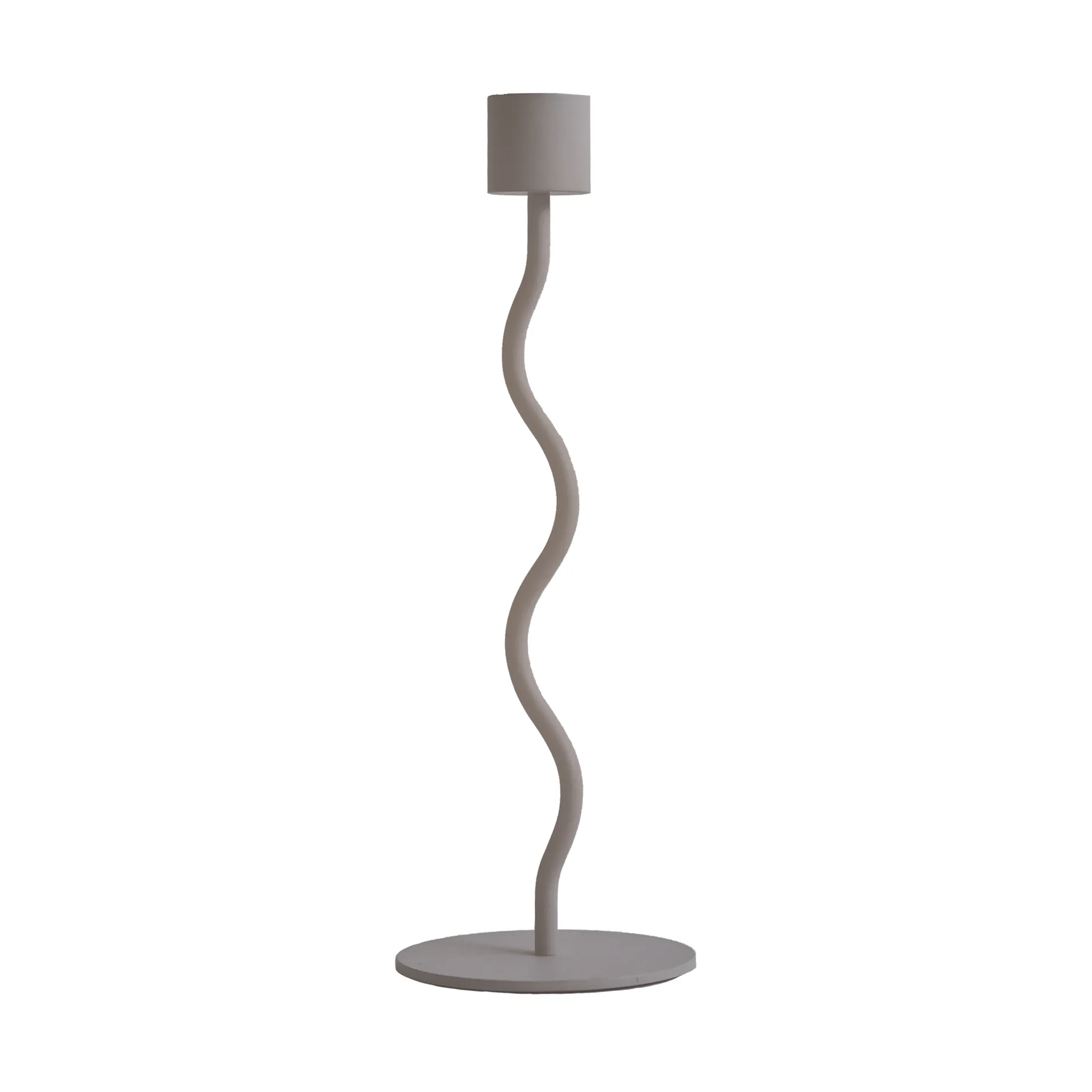 Castiçal Curved 23 cm, Taupe Cooee Design