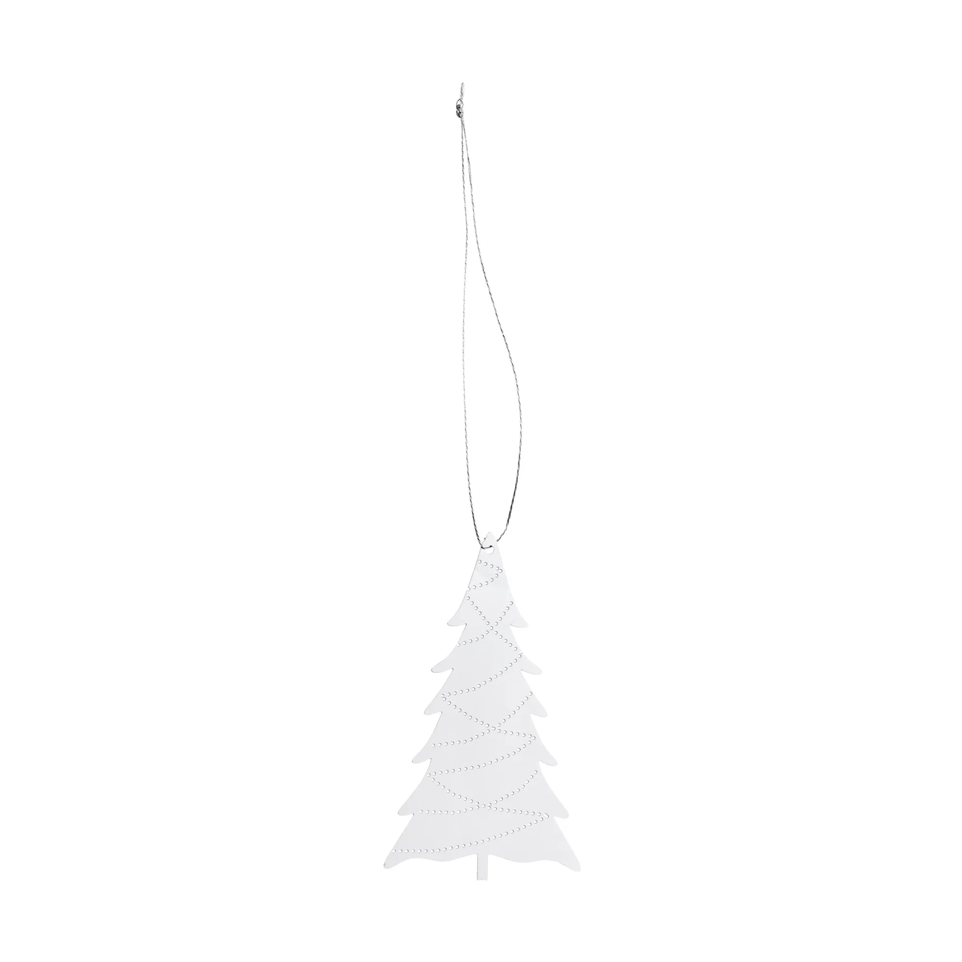 Cooee pendentes de Natal em aço inoxidável, pacote com 4 unidades, Árvore Cooee Design
