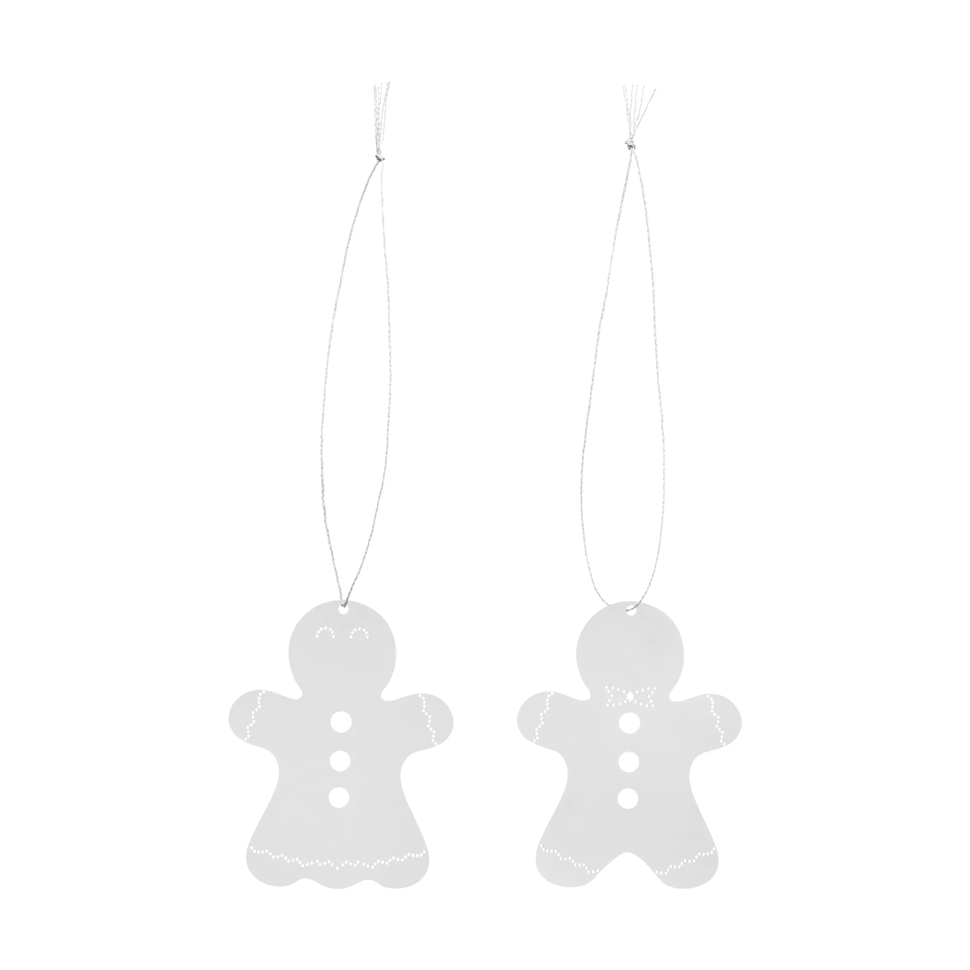 Decoração de Natal bolacha de gengibre 6 cm, Aço inoxidável Cooee Design