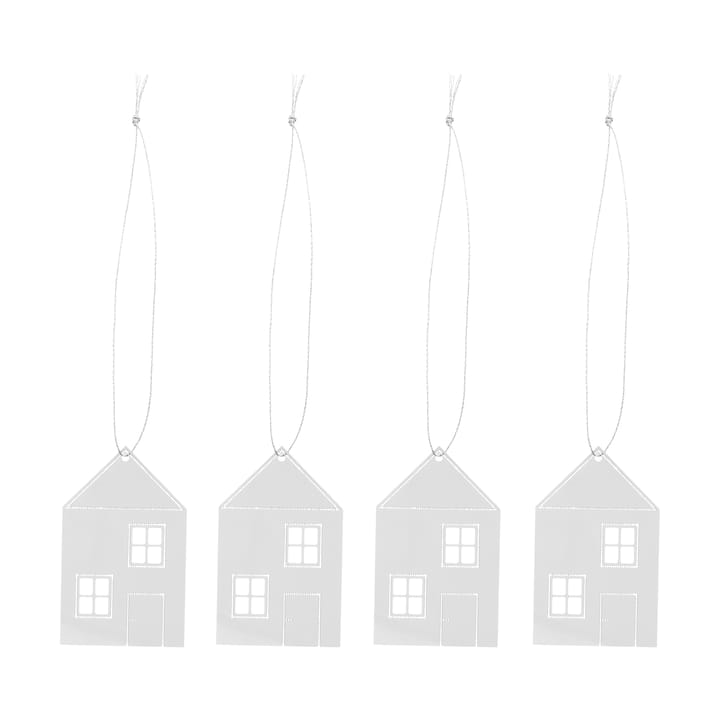 Decoração de Natal Casa da Vila 6 cm - Aço inoxidável - Cooee Design