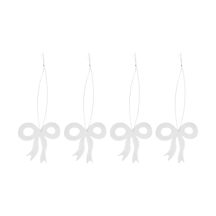 Decoração de Natal laço 6 cm - Aço inoxidável - Cooee Design