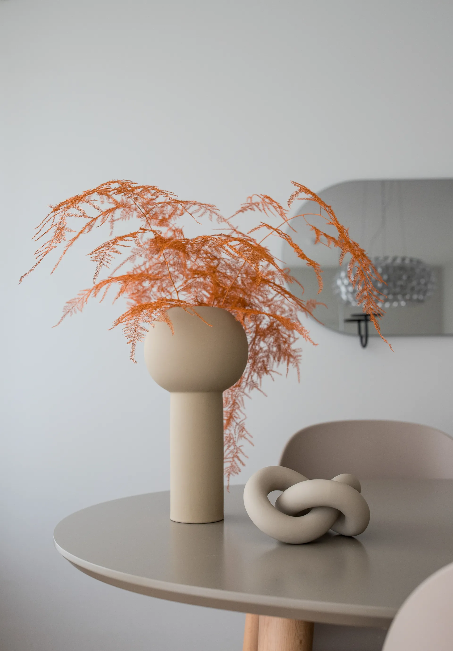 Decoração grande Knot Table, areia Cooee Design