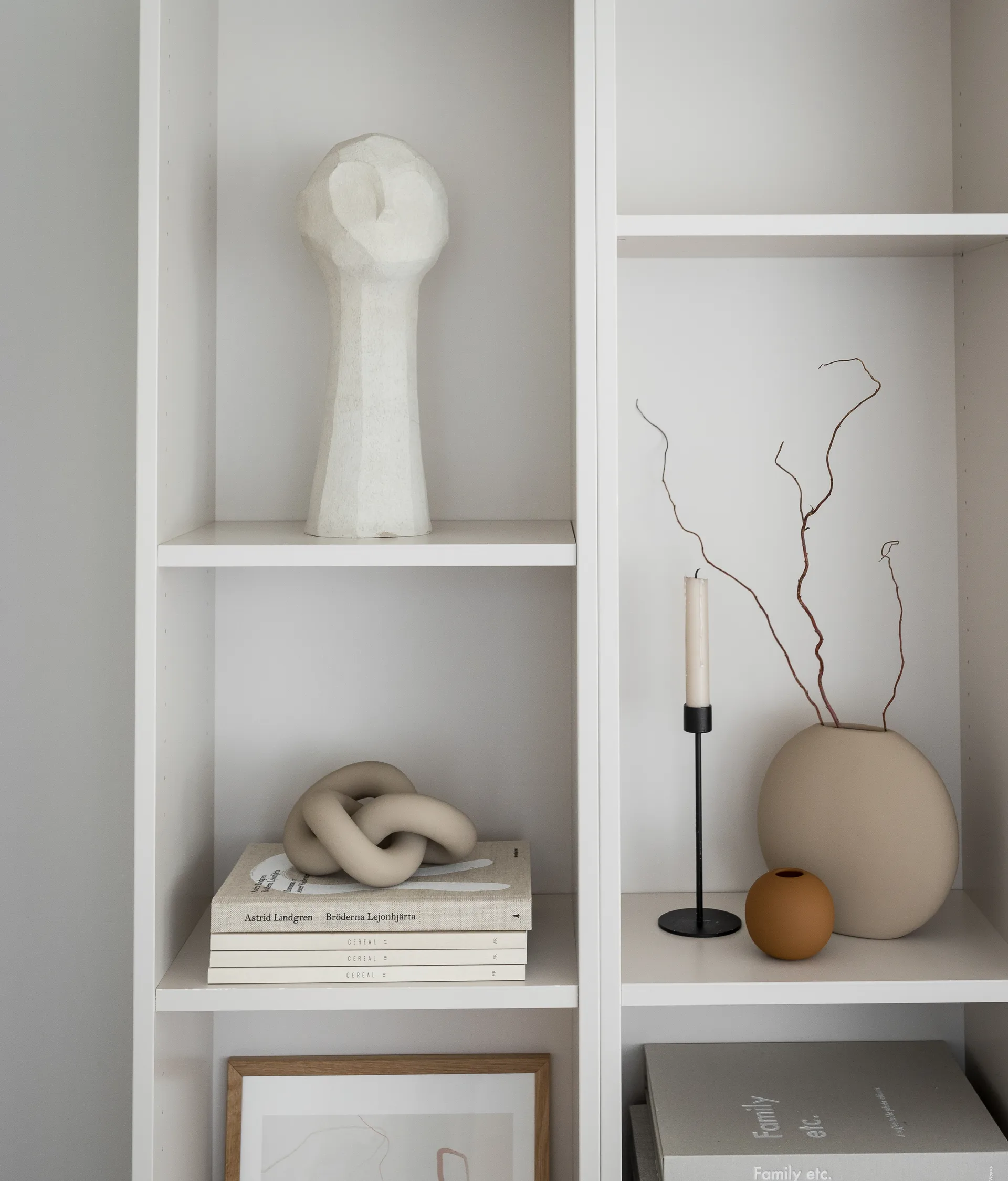 Decoração grande Knot Table, areia Cooee Design