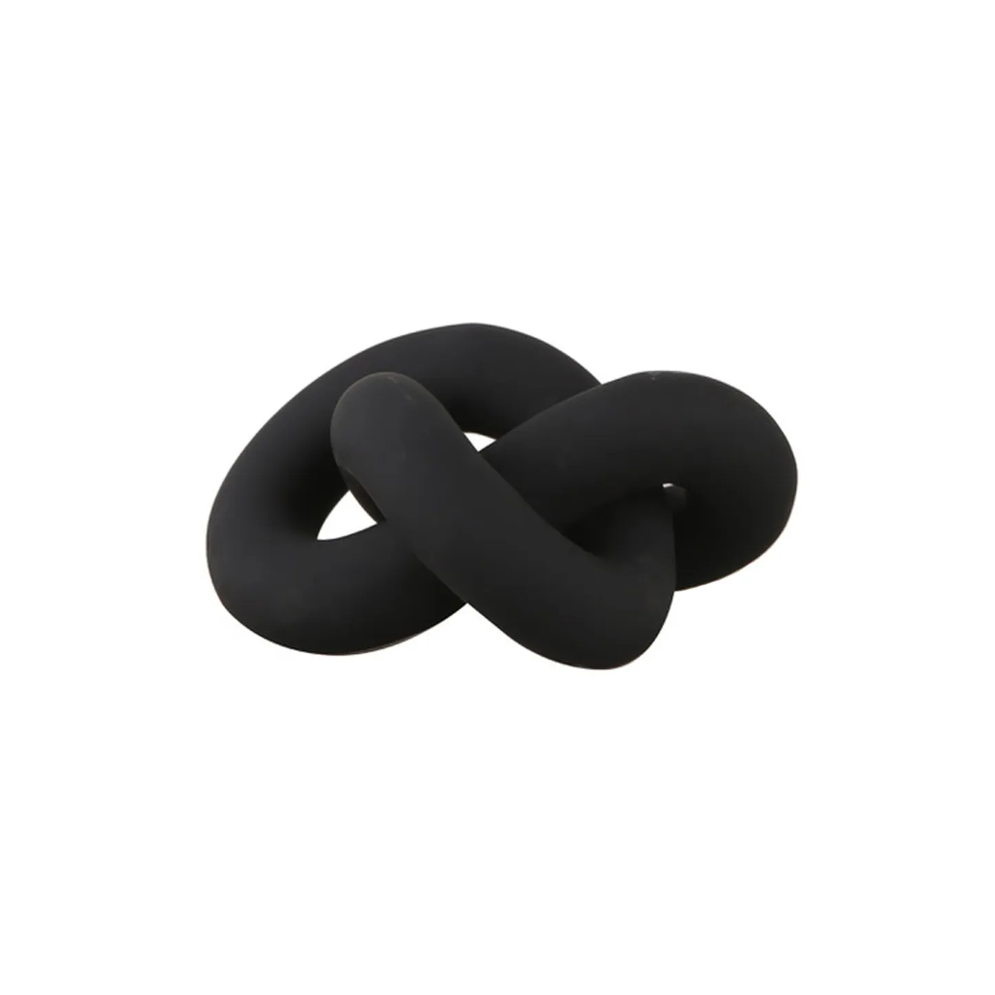 Decoração pequena Knot Table, preto Cooee Design