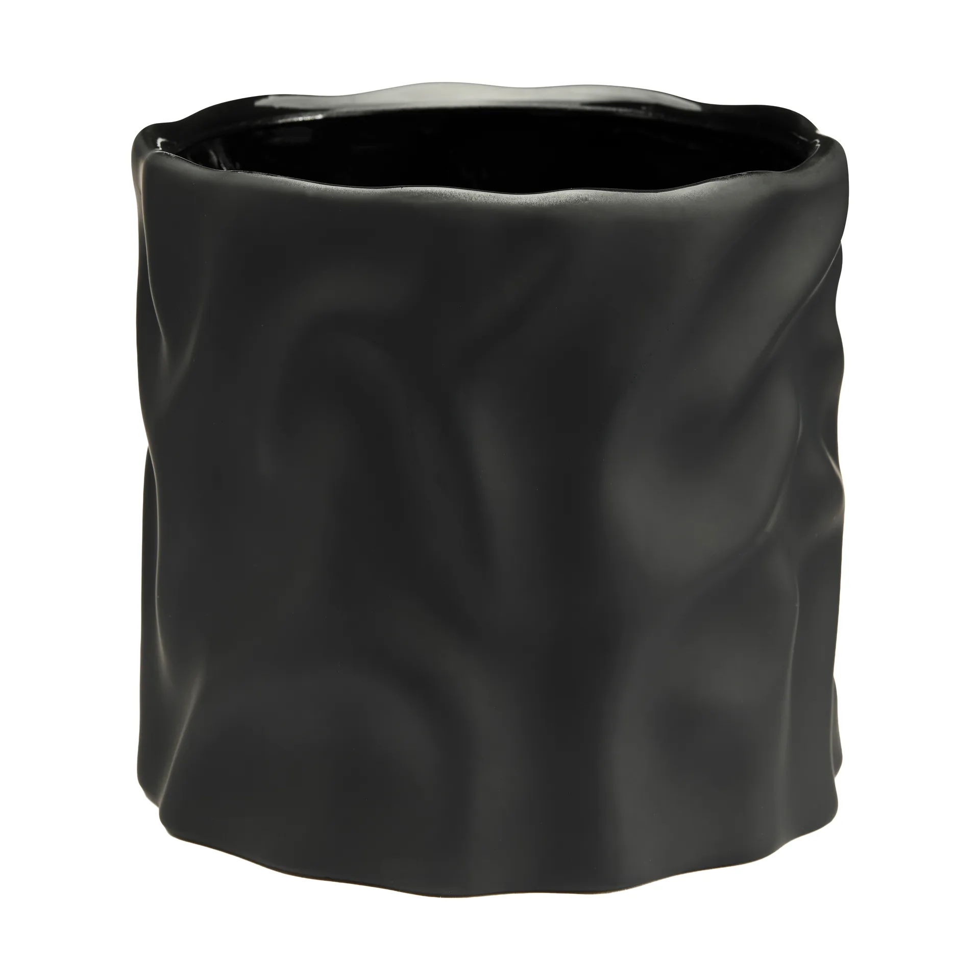 Drift desert vaso de flores, Black, médio Ø17,5 cm Cooee Design