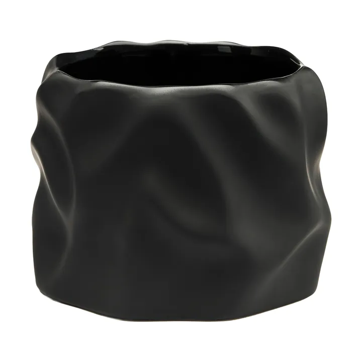 Drift desert vaso de flores - Black, pequeno Ø15 cm - Cooee Design