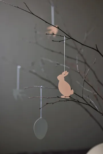 Easter Deco decoração de Páscoa em forma de ovo 4 unidade - Areia - Cooee Design