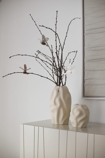 Enfeite de pássaro de papel 2 un. - Natural - Cooee Design