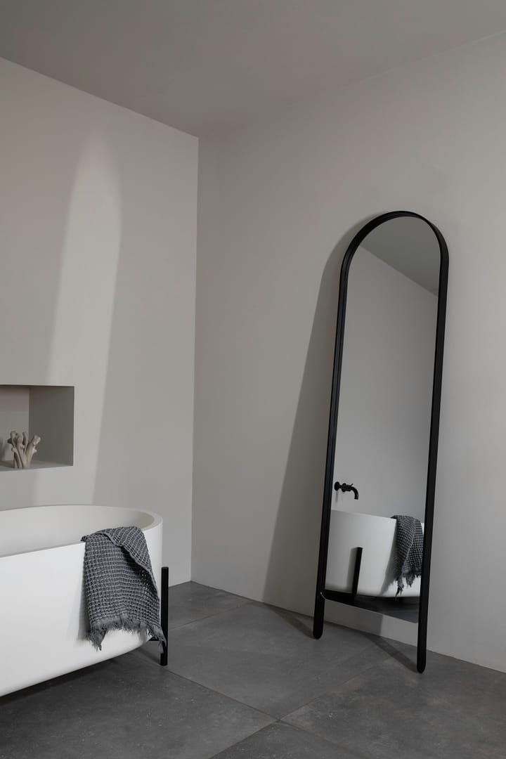Espelho de pé Woody 164.2x46x5 cm - Carvalho-preto manchado - Cooee Design