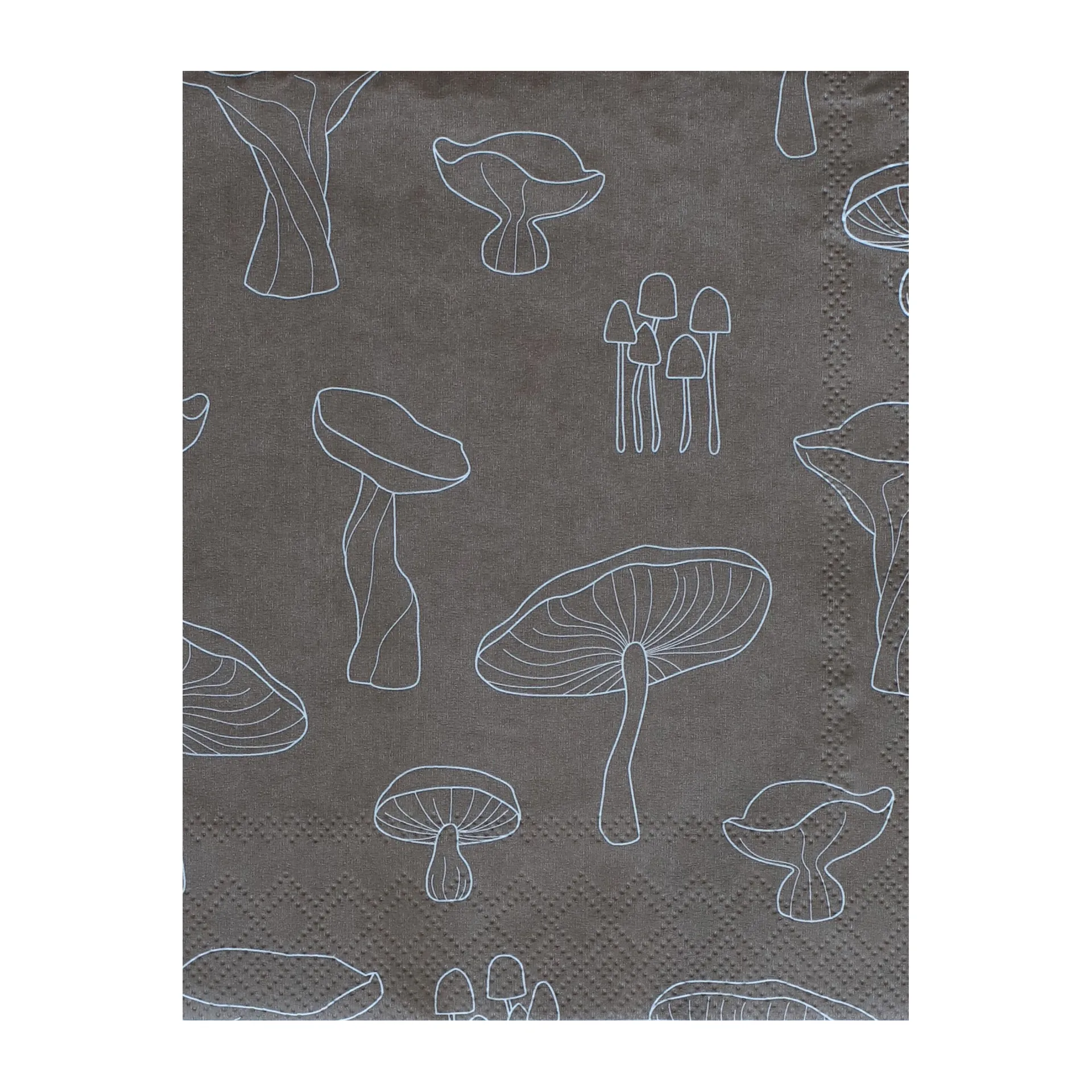 Fungi guardanapo 33x33 cm lote de 20, Avelã-branco Cooee Design