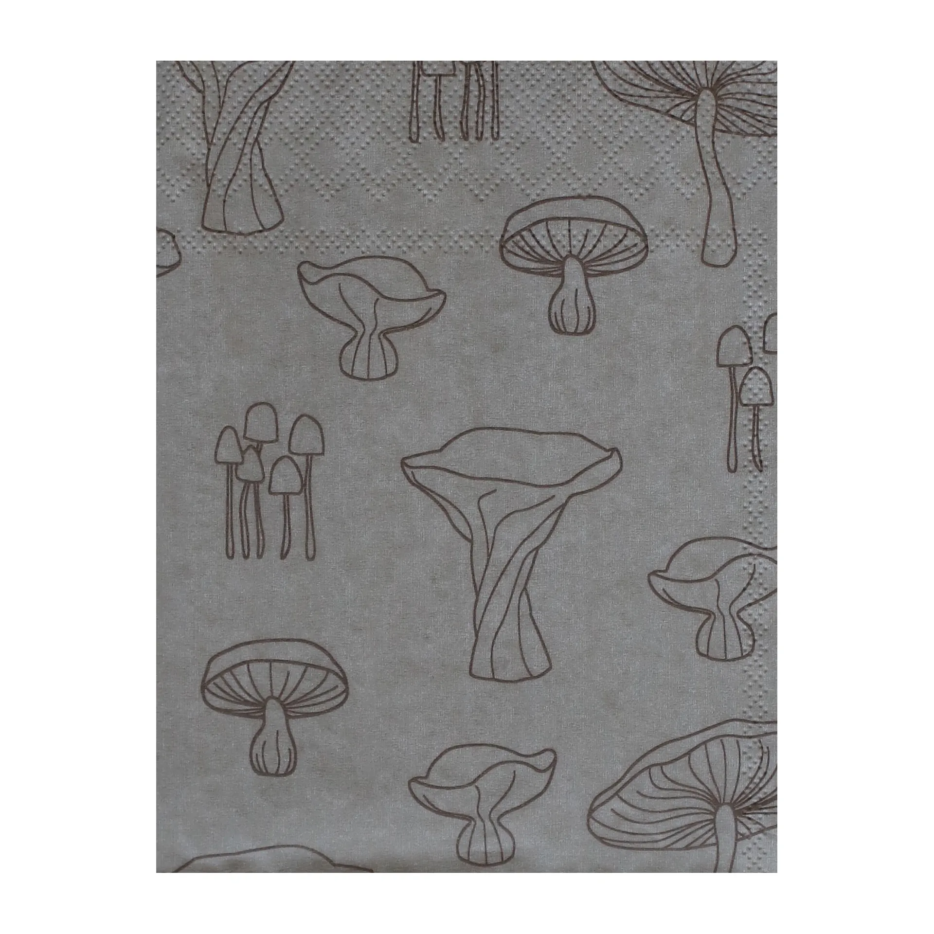 Fungi guardanapo 33x33 cm lote de 20, Sand-avelã Cooee Design