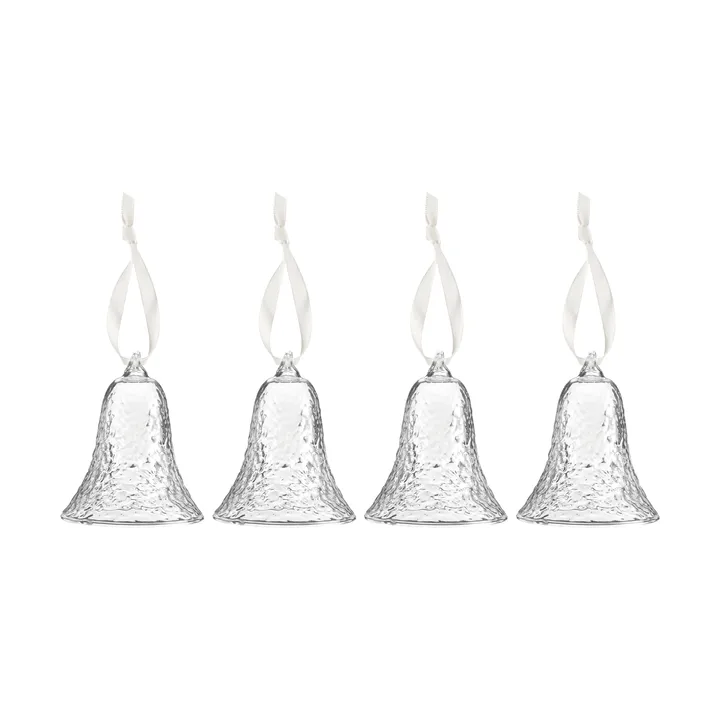Gry sino de Natal 8 cm embalagem de 4 - Claro - Cooee Design