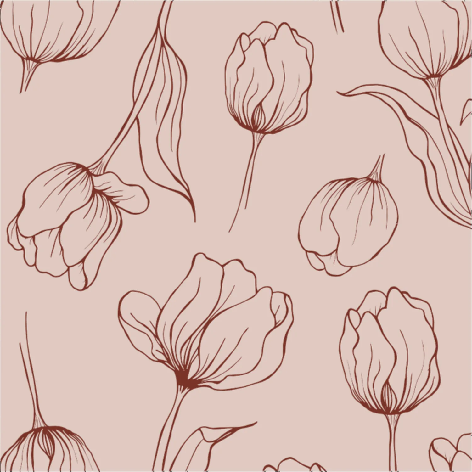 Guardanapos Tulipa 33x33 cm, Blush Cooee Design