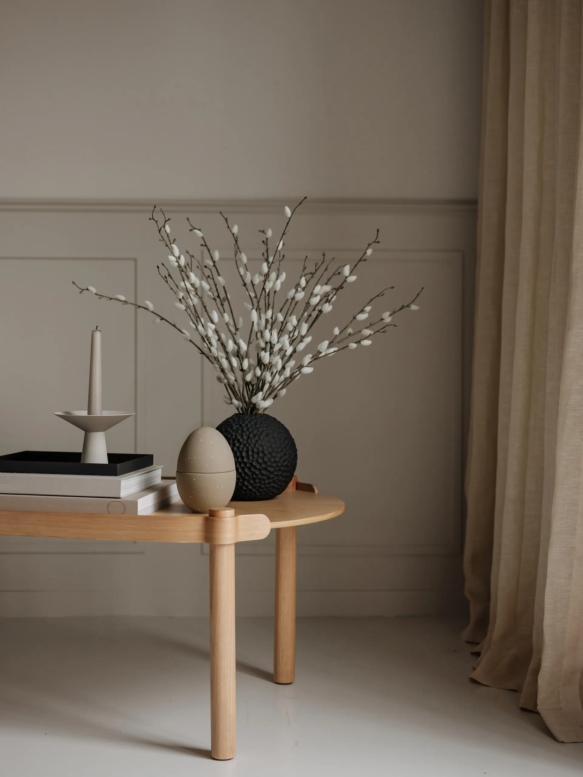 Kaia vaso 15 cm, Preto Cooee Design