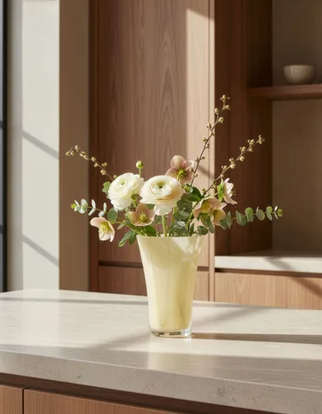 Liliané vaso 28 cm - Butter yellow - Cooee Design