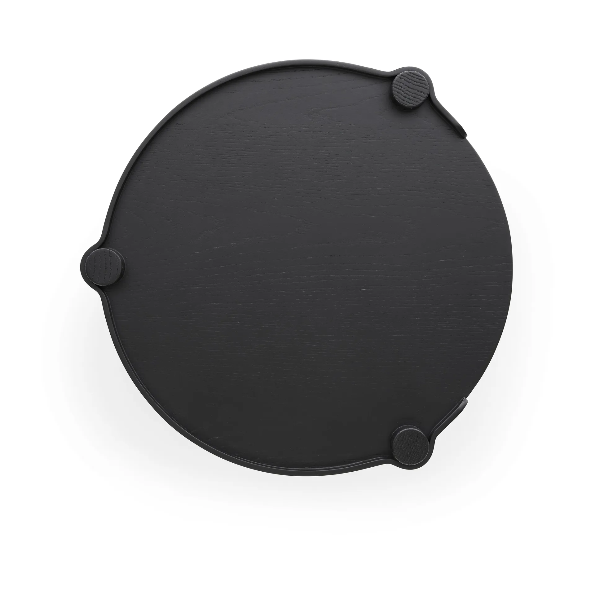 Mesa amadeirada Ø45 cm, Carvalho-preto manchado Cooee Design