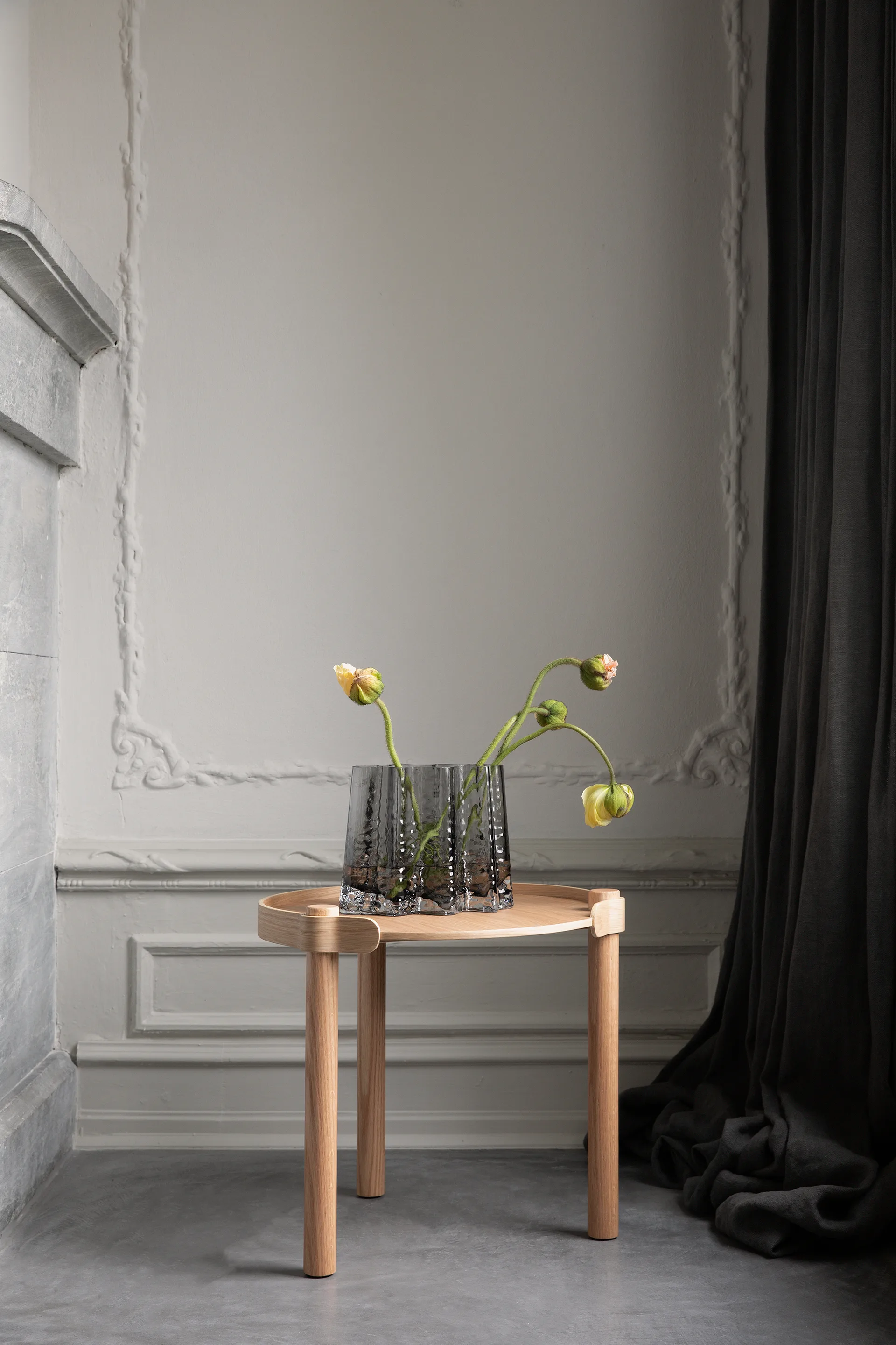 Mesa amadeirada Ø45 cm, Carvalho Cooee Design