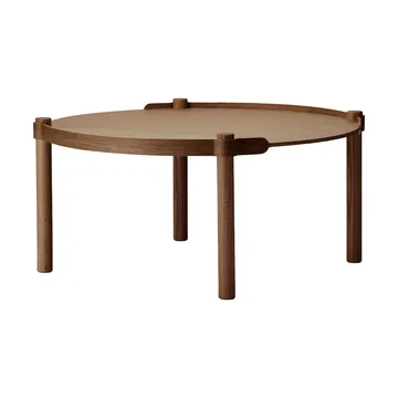 Mesa amadeirada Ø80 cm - Carvalho tingido escuro - Cooee Design